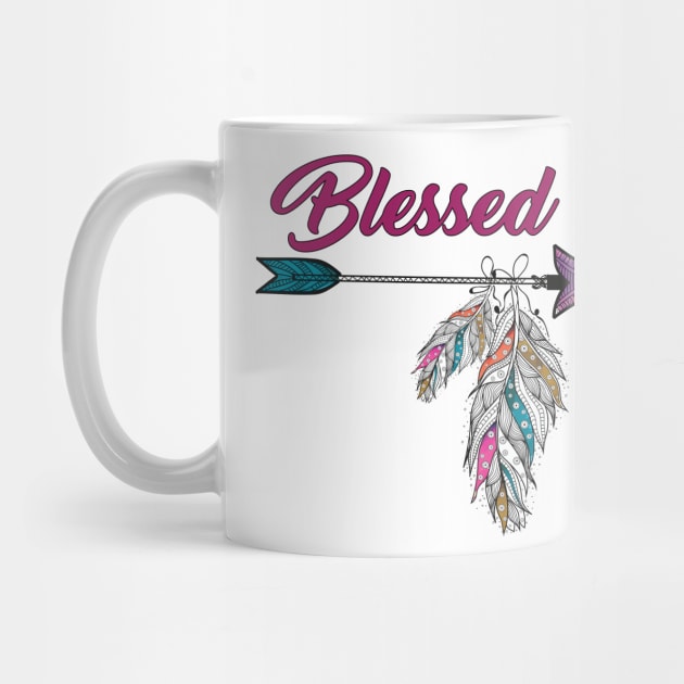 Arrow Blessed Feathers by creativegraphics247